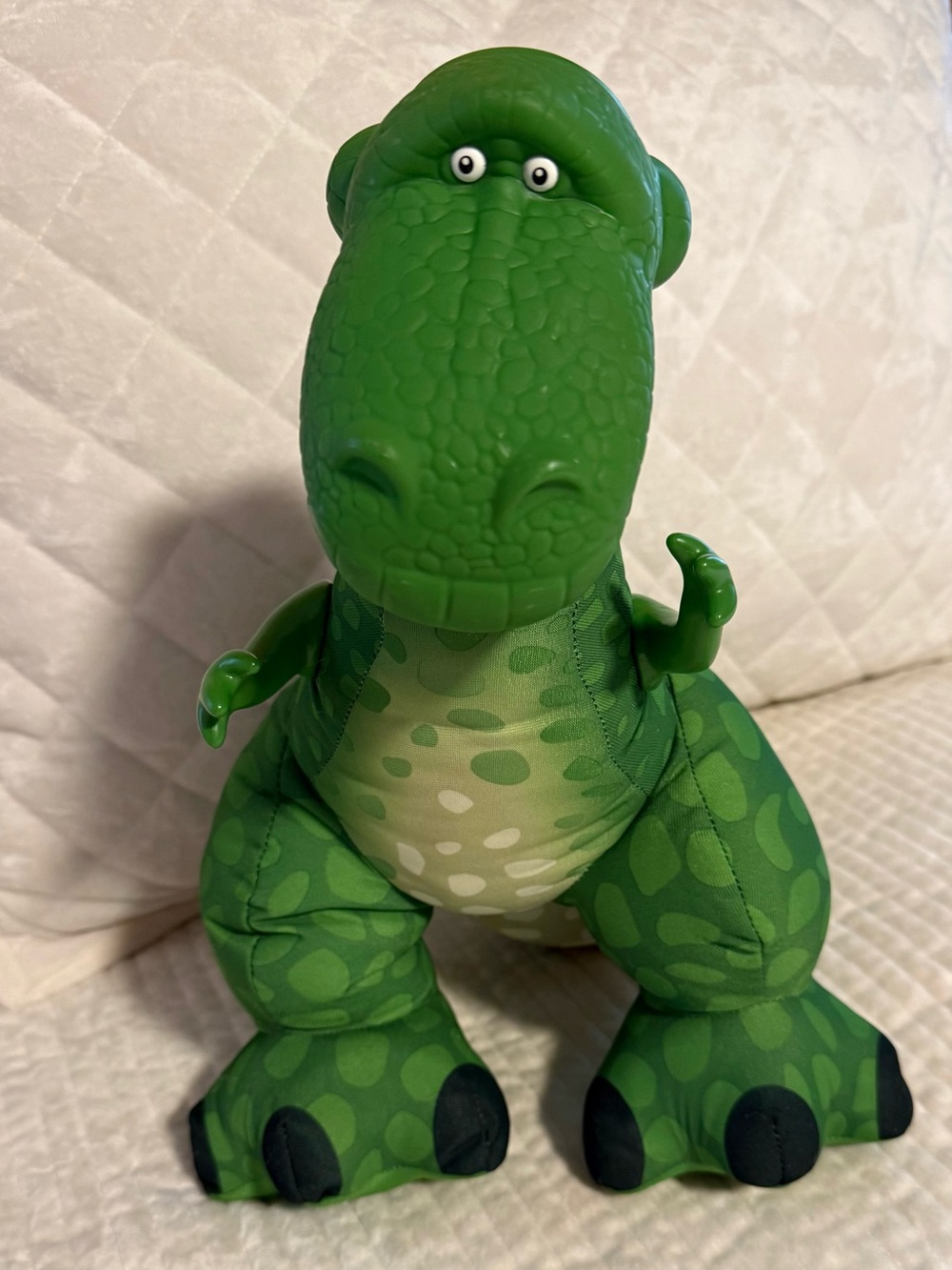 2009 Fisher Price Disney Pixar Toy Story “Rex” Plush with Squeeze Noise